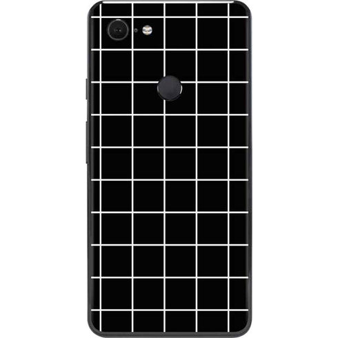Black Grid Google Pixel 3 XL Skin